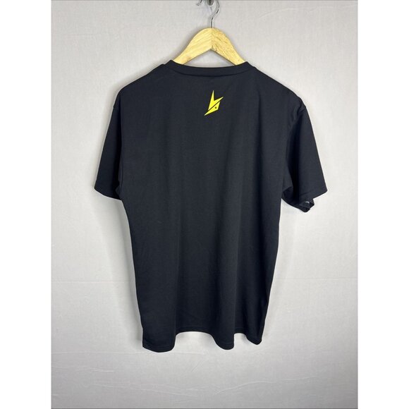 Yonex Performance T-Shirt Black Yellow Graphic Men’s Medium - Picture 3 of 3